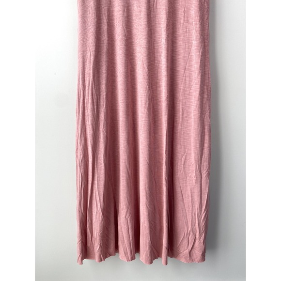 Soft‎ Surroundings Womens Rosanna Maxi Dress XL Rose Pink Sleeveless Ruffle Soft - Picture 8 of 11